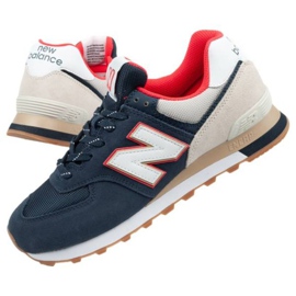 New Balance M Ml574Skb beige valkoinen punainen tummansininen 1