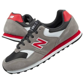 New Balance M ML393VT1 kengät valkoinen punainen harmaa 1