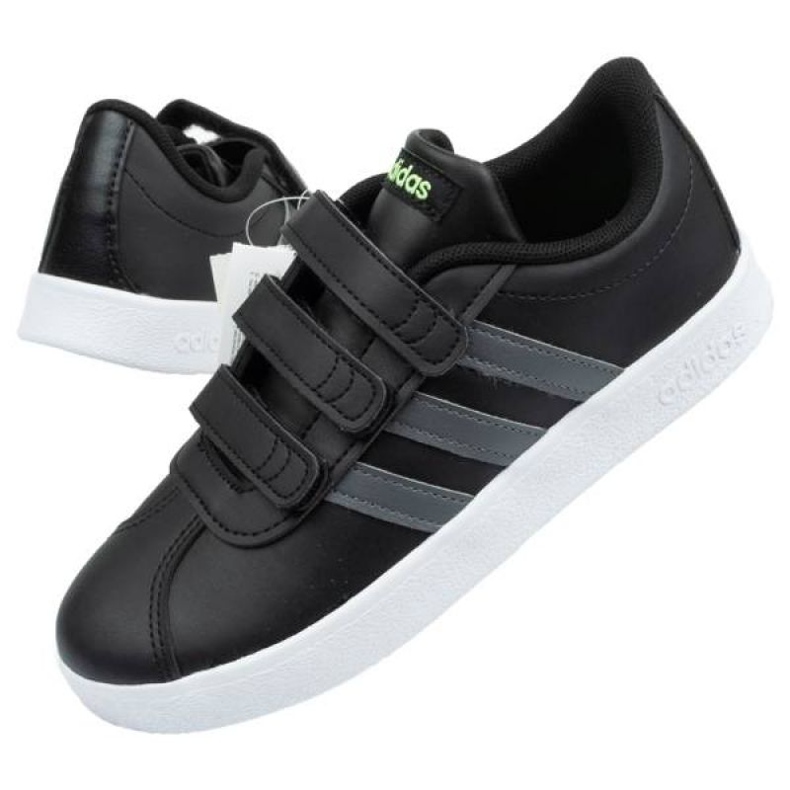 Adidas Vl Court Jr F36387 kengät musta sininen 1