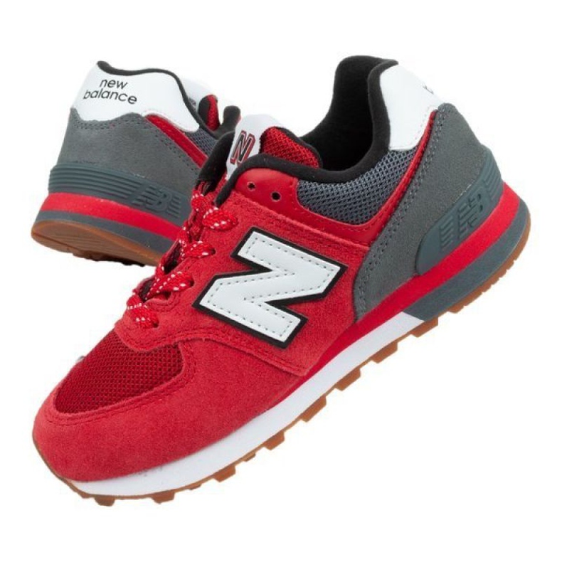 New Balance Jr PC574ATG kengät musta punainen harmaa 1