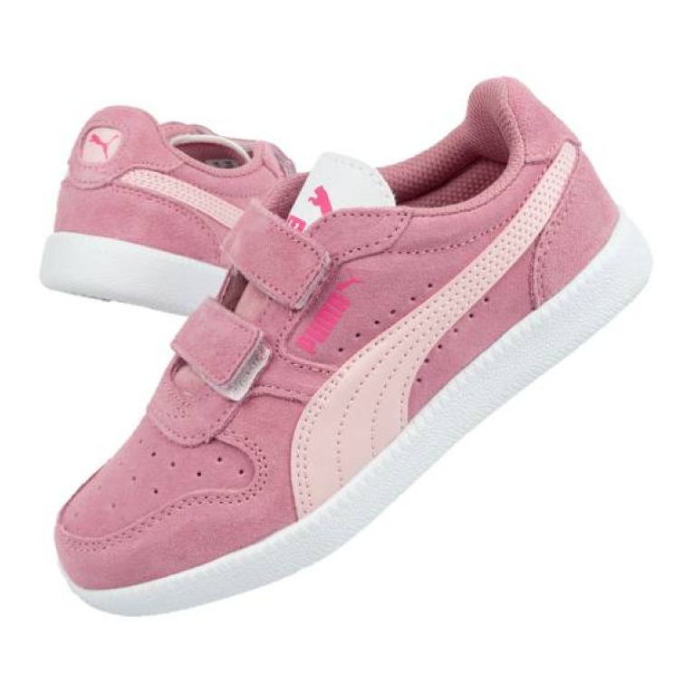 Puma Icra Jr 360756 35 kengät valkoinen vaaleanpunainen 1