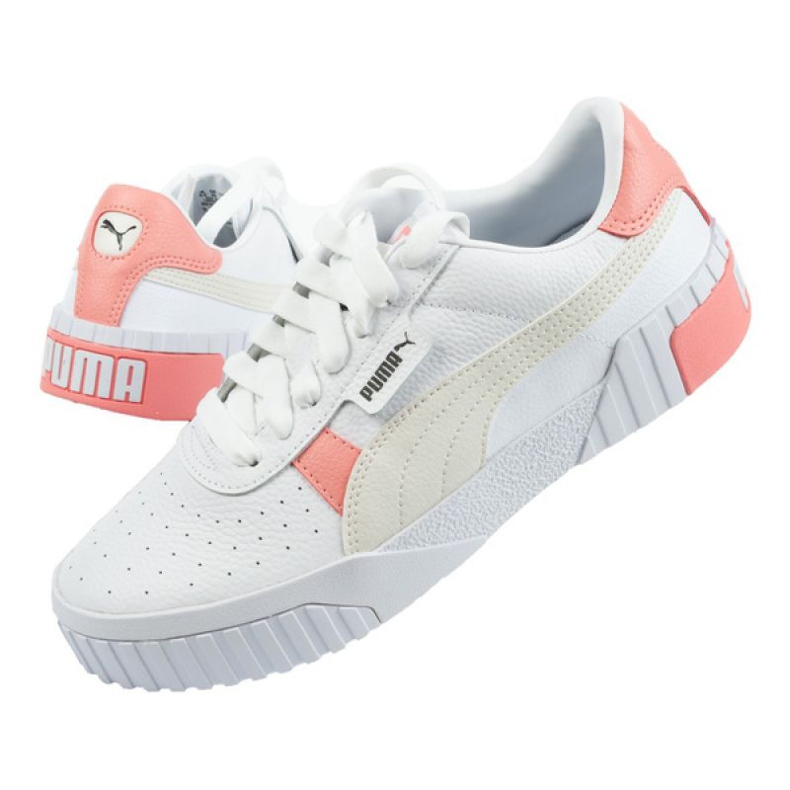 Puma Cali W 369155 29 kengät valkoinen vaaleanpunainen 1