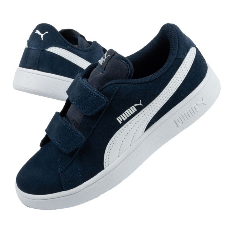 Puma Smash v2 Jr 365177 02 musta tummansininen 1
