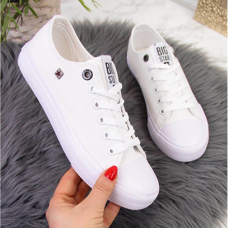 Matalat tennarit Big Star W AA274010 valkoiset valkoinen 1