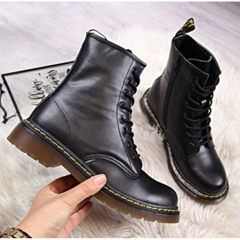 Eristetyt nahkasaappaat Filippo W PAW77A musta 1