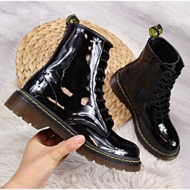 Nahkamaalit Filippo W PAW78 -eristetyt saappaat musta 1