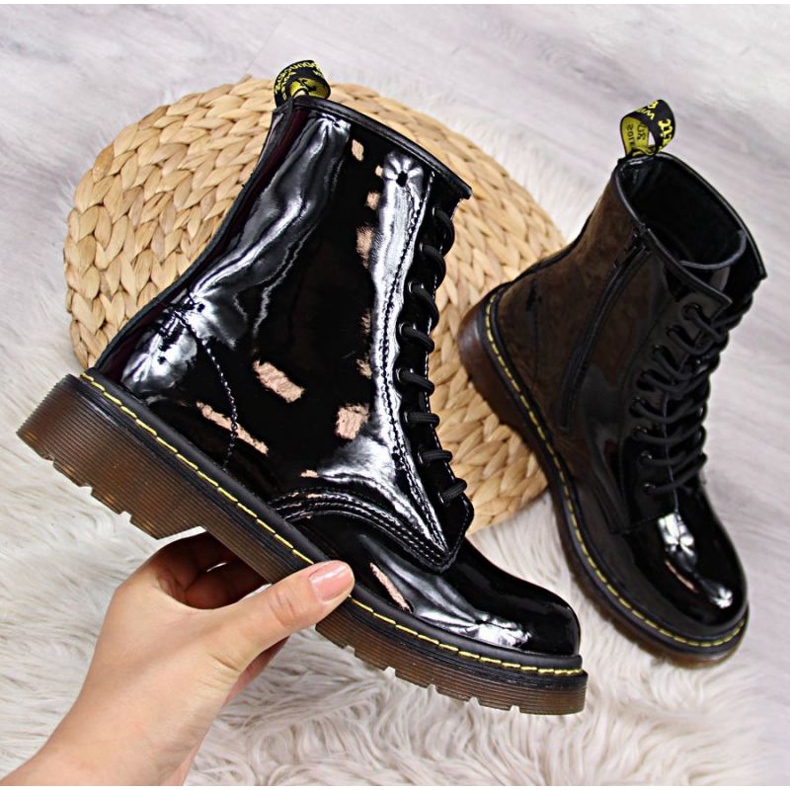 Nahkamaalit Filippo W PAW78 -eristetyt saappaat musta 1