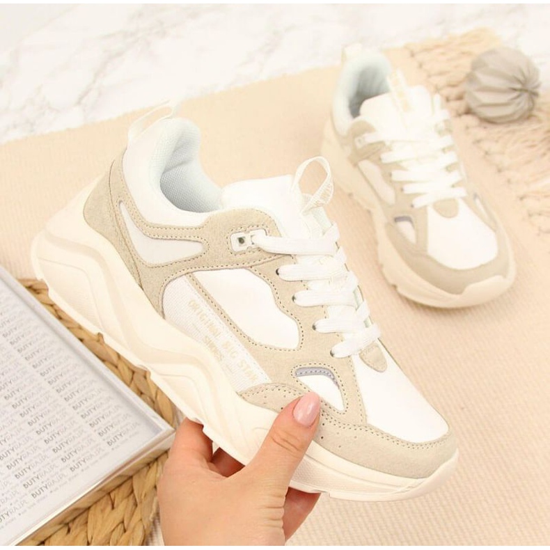 Tennarit Big Star W GG274657 lavalla valkoinen 1