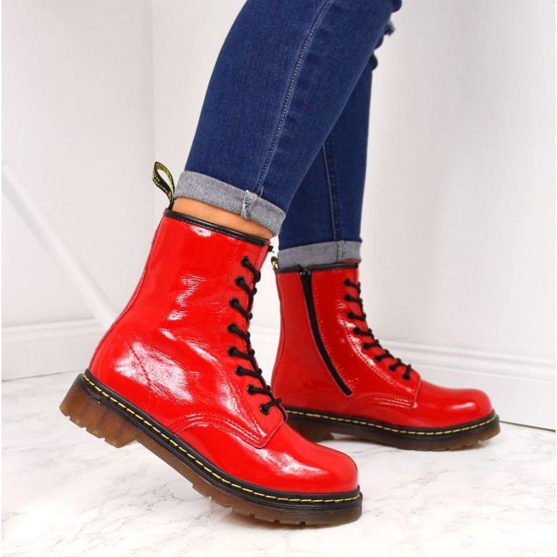 Lämpimät nahkasaappaat Filippo W PAW77D punainen 2