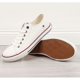 Matalavartiset tennarit, joissa eko-nahka Big Star M II174001 valkoinen 1