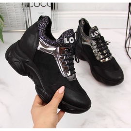 BM Lenkkarit piilotetussa kiilassa Navy Dot W WOL9 musta 1