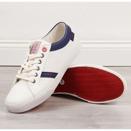 Matala eko -nahka lenkkarit Cross Jeans M II1R4005C valkoinen 1