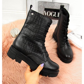 Nahkasaappaat Goe II2N4099 W musta 1