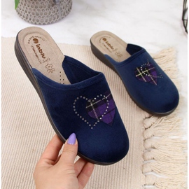 Kotitossut Inblu W ARC1 tummansininen laivastonsininen 1