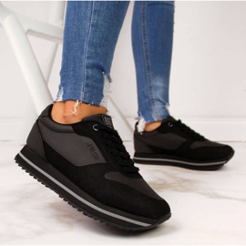 Mustat urheilukengät Big Star W II274217 -alustalla 2