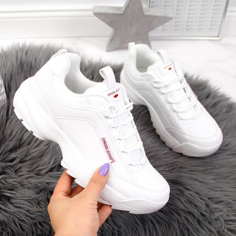 Cross Jeans W EE2R4133C valkoiset kengät valkoinen 1