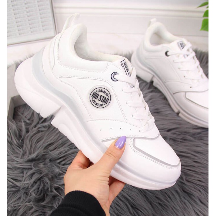 Urheilukengät alustalla Big Star W II274314 valkoinen 1