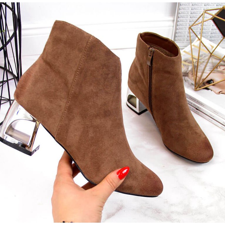 Saappaat koristeellisella kantapäällä T.Sokolski W SCA144B ruskea 1