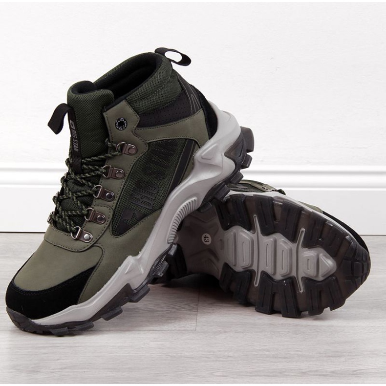 Big Star M INT1625A khakkisaappaat vihreä 1