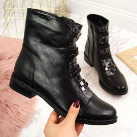 BM Eristetyt saappaat Jezzi W JEZ260B musta 1