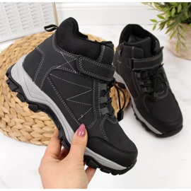 Mustat vaelluskengät Jr EVE321A valkoinen 1