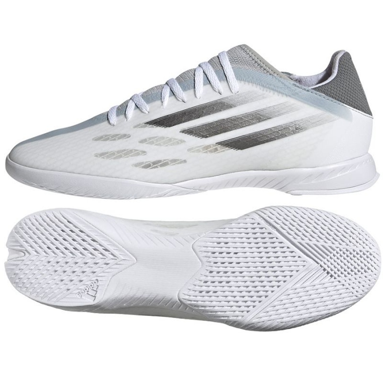 Adidas X Speedflow.3 In M FY3301 jalkapallokengät valkoinen valkoinen 1