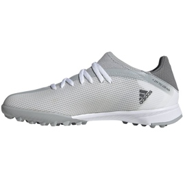 Adidas X Speedflow.3 Tf Jr FY3322 jalkapallokengät harmaa harmaan sävyjä 1