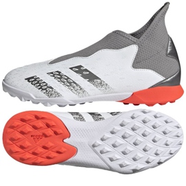 Adidas Predator Freak.3 Ll Tf Jr FY7868 jalkapallokengät valkoinen valkoinen 1