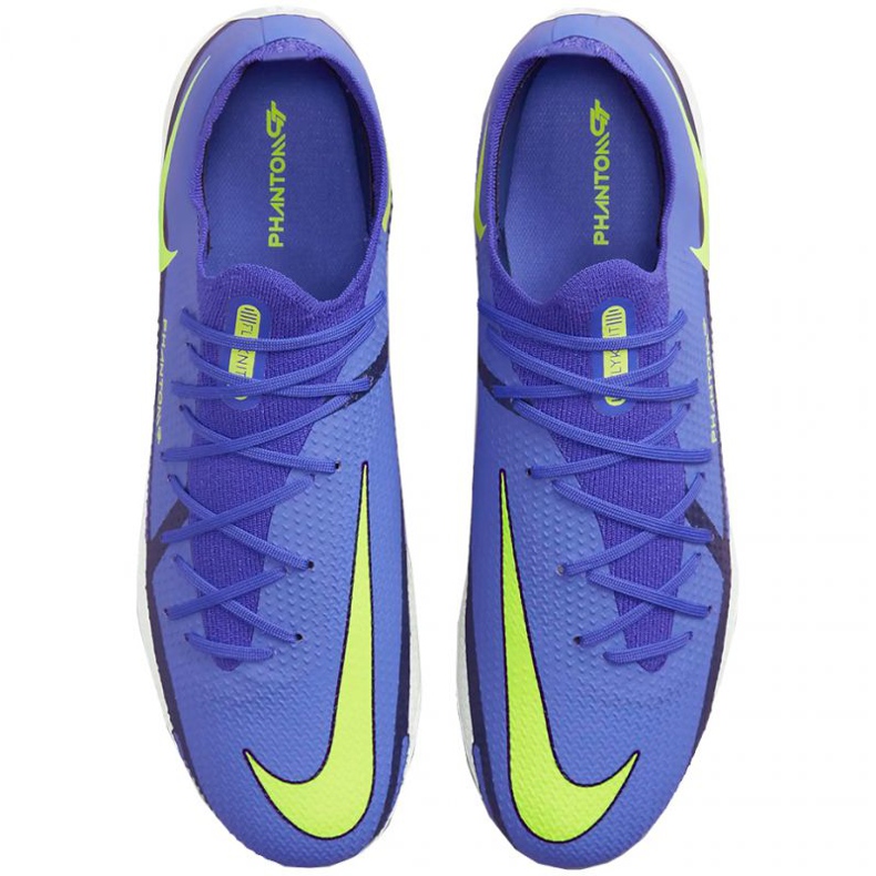 Nike Phantom GT2 Pro Fg M DA4432 570 jalkapallokengät sininen, valkoinen sininen 1