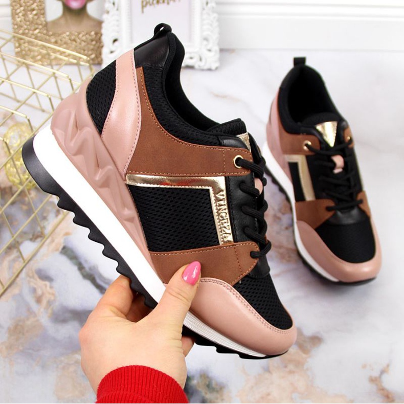 Wedge Snakers W Vinceza JAN61 musta monivärinen 1