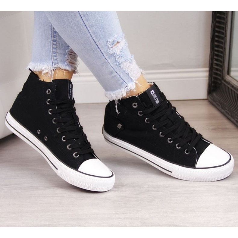 Korkeat tennarit Big Star W DD274330 mustat 2