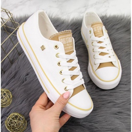 Tekstiililenkkarit Big Star W HH274458 valkoiset valkoinen 1