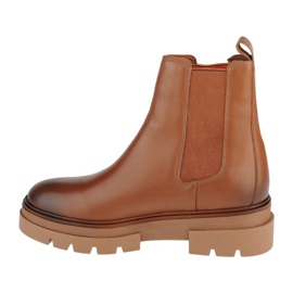 Tommy Hilfiger yksivärinen Chelsea Boot M FW0FW05950-GVI ruskea 1