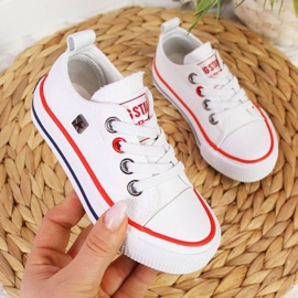 Tennarit Big Star Jr HH374089 valkoiset valkoinen ruskea 1