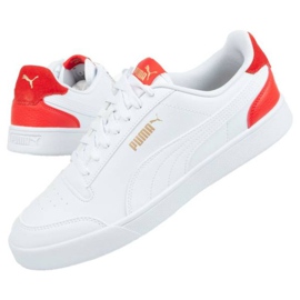 Puma Shuffle M 309668 06 valkoinen punainen 1