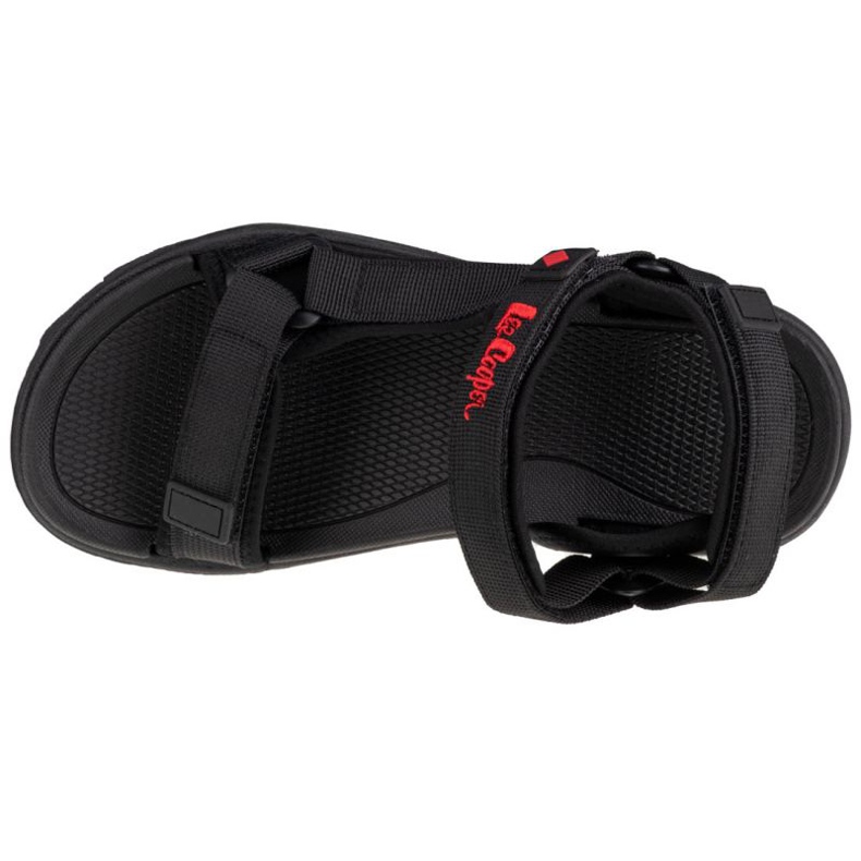 Musta Lee Cooper LCW-21-34-0211L naisten urheilusandaalit 2