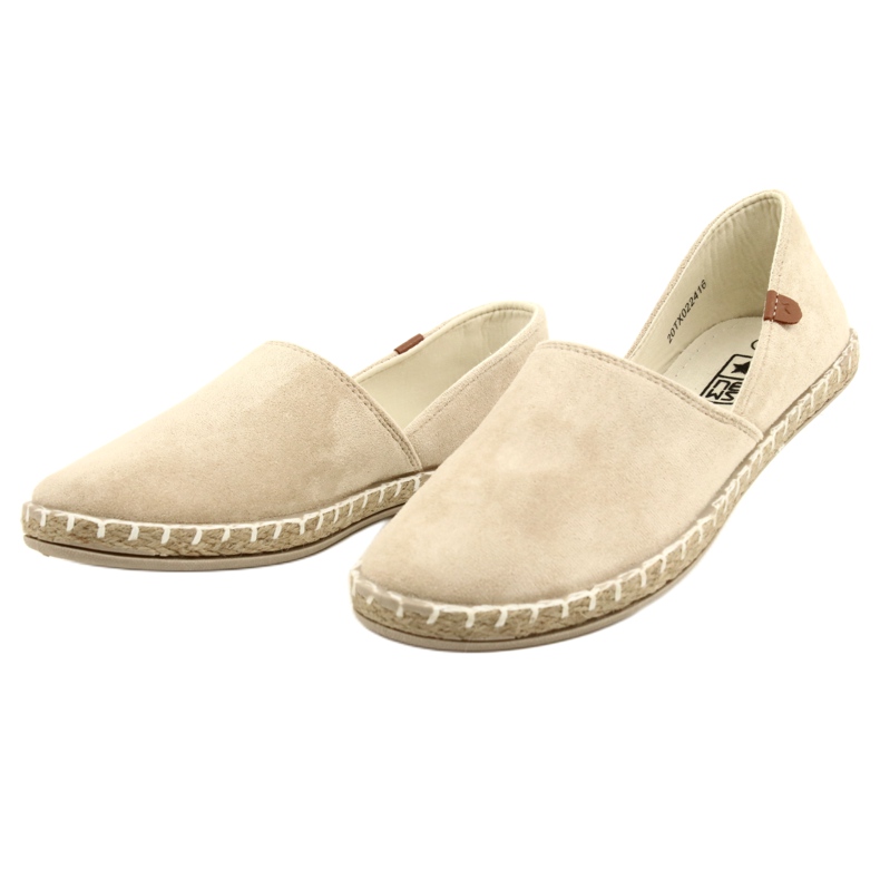 Beige naisten espadrillit News 20TX022416 4