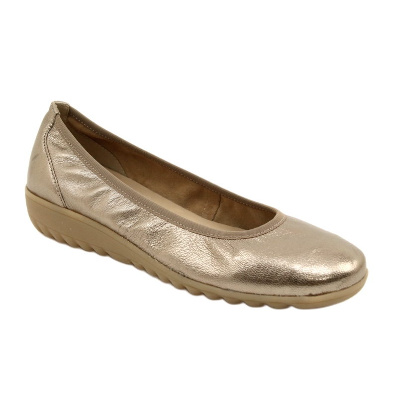 Caprice Ballerina Taupe Metallic 9-22161-28 beige monivärinen kultainen 3