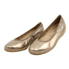 Caprice Ballerina Taupe Metallic 9-22161-28 beige monivärinen kultainen 5
