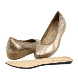 Caprice Ballerina Taupe Metallic 9-22161-28 beige monivärinen kultainen 11