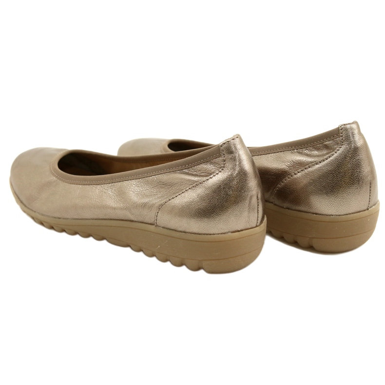 Caprice Ballerina Taupe Metallic 9-22161-28 beige monivärinen kultainen 8