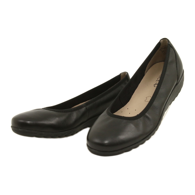 Caprice Black Nappa Ballerina 9-22161-28 musta 5