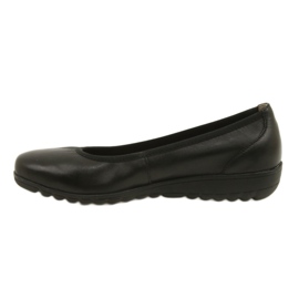 Caprice Black Nappa Ballerina 9-22161-28 musta 4
