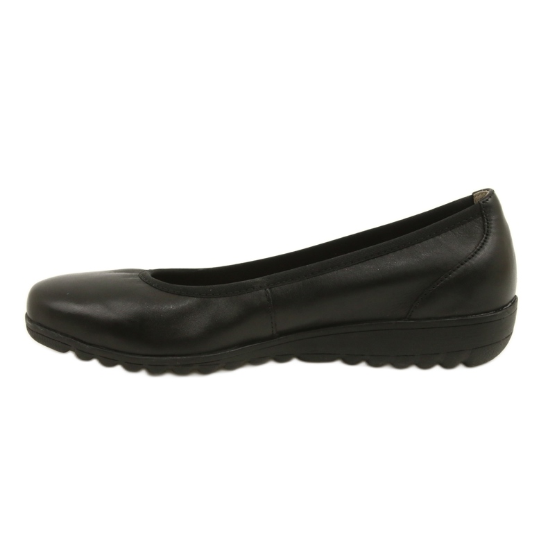 Caprice Black Nappa Ballerina 9-22161-28 musta 4