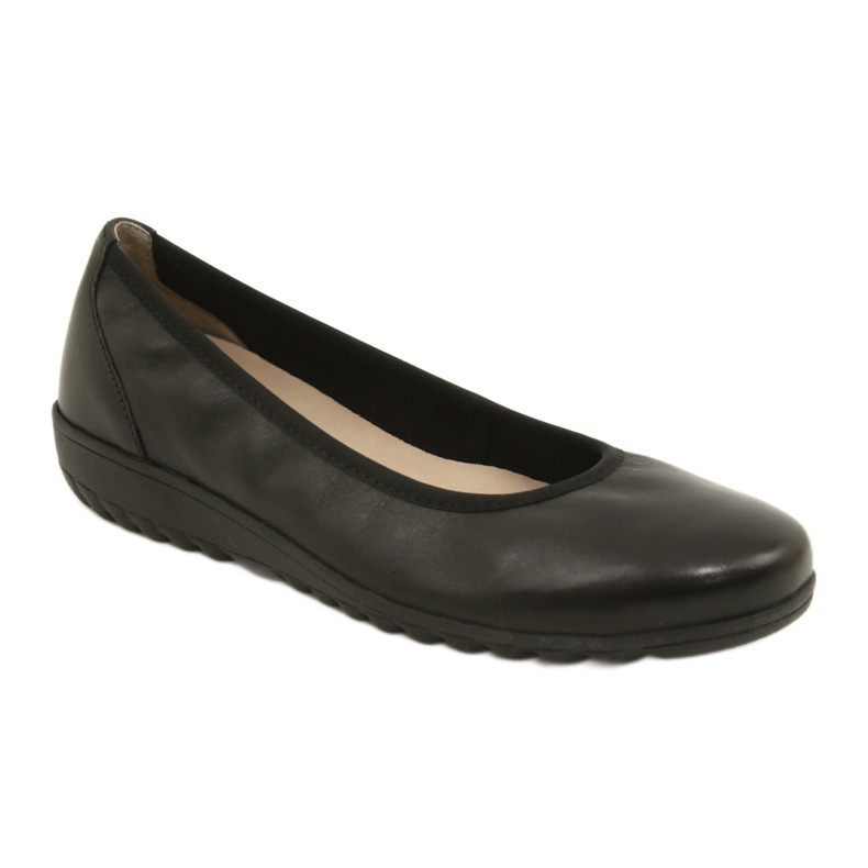 Caprice Black Nappa Ballerina 9-22161-28 musta 3