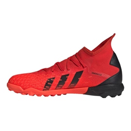 Adidas Predator Freak.3 Tf M FY6311 kengät appelsiinit ja punaiset 1
