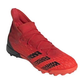 Adidas Predator Freak.3 Tf M FY6311 kengät appelsiinit ja punaiset 5