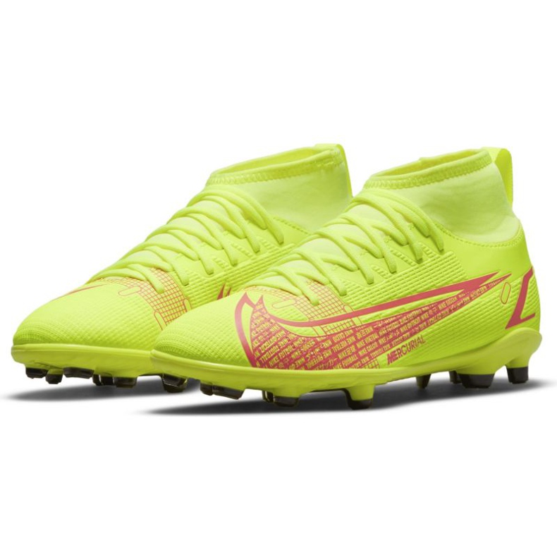 Nike Mercurial Superfly 8 Club Mg Jr CV0790-760 jalkapallokengät vihreä vihreä 1
