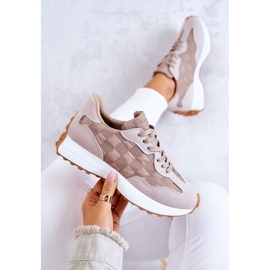 Klassiset urheilukengät Beige Patrice sidottu 1