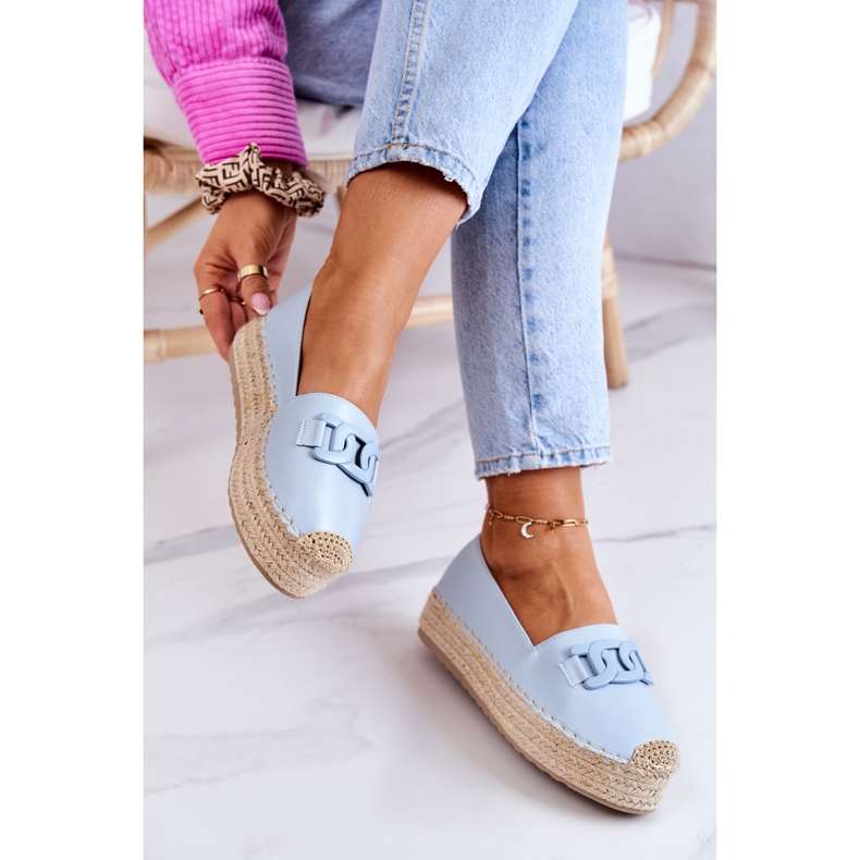 FB2 Klassiset espadrillit Blue Julianne -alustalla sininen 1